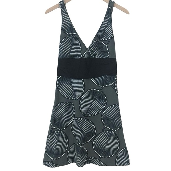 Patagonia Women’s Margot Leaf Print Organic Cotton Sleeveless Dress Size Medium - Picture 8 of 9